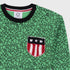 Patterned Fleece Sweatshirt (Green)